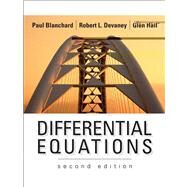 Differential Equations (with CD-ROM) by Blanchard, Paul; Devaney, Robert L.; Hall, Glen R., 9780534385149