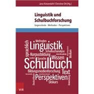 Linguistik Und Schulbuchforschung by Kiesendahl, Jana; Ott, Christine, 9783847105152