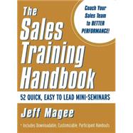 Sales Training Handbook by Magee, Jeff, 9780071375160