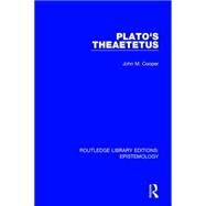 Plato's Theaetetus by Cooper; John M., 9781138905160