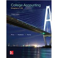 LooseLeaf for College Accounting: Chapters 1-13 by Price, John; Haddock, M. David; Farina, Michael, 9781259995163