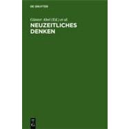 Neuzeitliches Denken by Gunter, Abel, 9783110175165