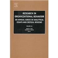 Research in Organizational Behavior : An Annual Series of Analytical Essays and Critical Reviews by Staw, Barry M.; Kramer, Roderick M., 9780080525174