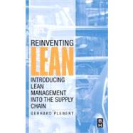 Reinventing Lean by Plenert, 9780123705174