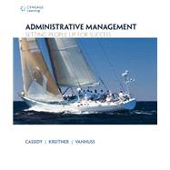 Administrative Management Setting People Up for Success by Cassidy, Charlene; Kreitner, Bob; VanHuss, Susie, 9781133365174