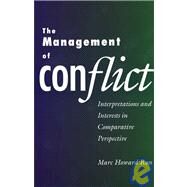 The Management of Conflict by Ross, Marc Howard, 9780300065176