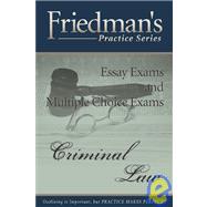 Friedman's Practice Series: Criminal Law (Book) by Friedman, Joel William, 9780976035176