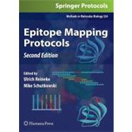 Epitope Mapping Protocols by Reineke, Ulrich; Schutkowski, Mike, 9781934115176