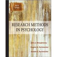 Research Methods in Psychology by Shaughnessy, John; Zechmeister, Eugene; Zechmeister, Jeanne, 9780078035180