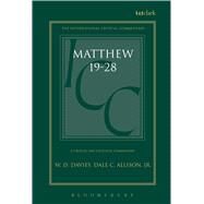 Matthew Volume 3: 19-28 by Davies, W. D.; Allison, Jr., Dale C., 9780567085184