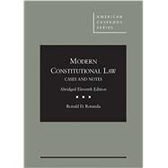 Modern Constitutional Law by Rotunda, Ronald D., 9781634595186