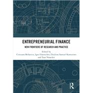 Entrepreneurial Finance: New Frontiers of Research and Practice by Bellavitis; Cristiano, 9780815385189