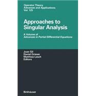 Approaches to Singular Analysis by Gil, Juan; Grieser, Daniel; Lesch, Matthias, 9783764365189