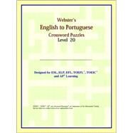 Webster's English to Portuguese Crossword Puzzles by ICON Reference, 9780497255190
