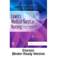 Lewis's Medical-Surgical Nursing - Binder Ready, 12th Edition by Mariann Harding, 9780323825191