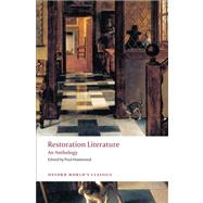 Restoration Literature An Anthology by Hammond, Paul, 9780199555192