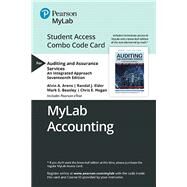 MyLab Acccouting with Pearson eText -- Combo Access Card -- for Auditing and Assurance Services by Arens, Alvin; Elder, Randal J; Beasley, Mark; Hogan, Chris E., 9780135635193