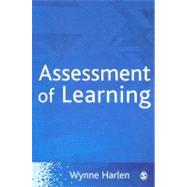 Assessment of Learning by Wynne Harlen, 9781412935197