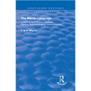 The Mende Language by Migeod, F. W. H., 9781138625198
