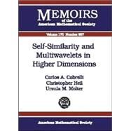 Self-Similarity and Multiwavelets in Higher Dimensions by Cabrelli, Carlos A.; Heil, Christopher; Molter, Ursula M., 9780821835203