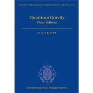 Quantum Gravity Third Edition by Kiefer, Claus, 9780199585205