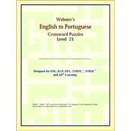 Webster's English to Portuguese Crossword Puzzles by ICON Reference, 9780497255206