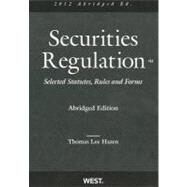 Securities Regulation 2012 by Hazen, Thomas Lee, 9780314275219