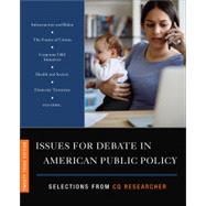 Issues for Debate in American Public Policy by The CQ Researcher, 9781071835234