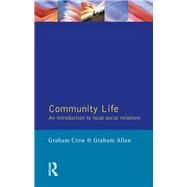Community Life by Crow; Graham, 9781138155237