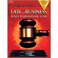 Law for Business and Personal Use, Anniversary Edition by Adamson, John E., 9780538435239