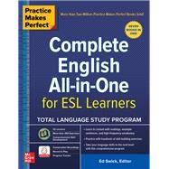 Practice Makes Perfect: Complete English All-in-One for ESL Learners by Swick, Ed, 9781260455243