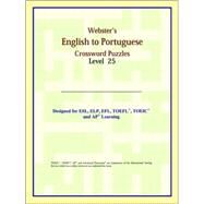 Webster's English to Portuguese Crossword Puzzles by ICON Reference, 9780497255244