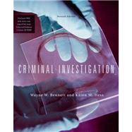 Criminal Investigation With Infotrac by Bennett, Wayne W.; Hess, Karen M., 9780534615246