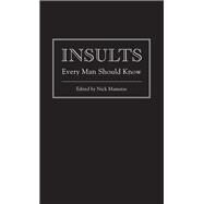 Insults Every Man Should Know by Mamatas, Nick, 9781594745249