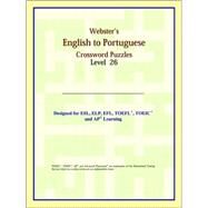 Webster's English to Portuguese Crossword Puzzles by ICON Reference, 9780497255251