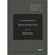 Cases and Materials on Trade Secret Law by Rowe , Elizabeth A.; Sandeen, Sharon K., 9780314195265