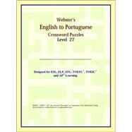 Webster's English to Portuguese Crossword Puzzles by ICON Reference, 9780497255268