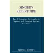 The Singer's Repertoire, Part I by Coffin, Berton, 9780810845268