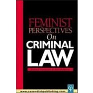 Feminist Perspectives On Criminal Law by Bibbings; Lois S., 9781859415269