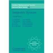 Integrable Systems by I. S. Novikov, 9780521285278