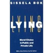 Lying by Bok, Sissela, 9780375705281