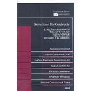 Farnsworth, Young and Sanger's Selections for Contracts 2008 Edition: Uniform Commercial Code, Restatement Second by Farnsworth, E. Allan; Young, Jr., William F.; Sanger, Carol; Cohen, Neil B. ; Brooks, Richard, 9781599415291