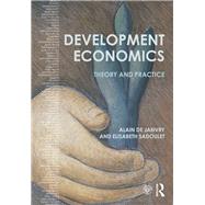 Development Economics: Theory and practice by de Janvry; Alain, 9781138885295
