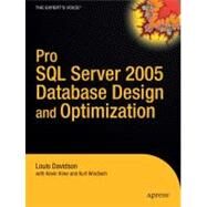 Pro SQL Server 2005 Database Design And Optimization by Davidson, Louis, 9781590595299