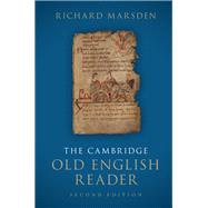The Cambridge Old English Reader by Marsden, Richard, 9781107055308