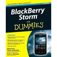 BlackBerry Storm For Dummies by Kao, Robert; Sarigumba, Dante; Michaluk, Kevin J., 9780470565315