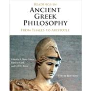Readings in Ancient Greek Philosophy: From Thales to Aristotle by Cohen, S. Marc; Curd, Patricia; Reeve, C.D.C., 9781624665325