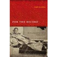 For the Record by Arondekar, Anjali R., 9780822345336