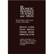 Phonetic Readings of Songs and Arias by Coffin, Berton, 9780810815339