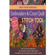 Judith Baker Montano's Embroidery & Craz 180+ Stitches & Combinations  Tips for Needles, Thread, Ribbon, Fabric  Illustrations for Left-Handed & Right-Handed Stitching by Montano, Judith Baker, 9781571205339